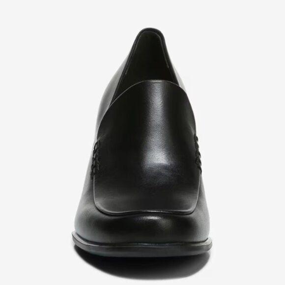 NWT Franco Sarto Franco Nolan Pump Heels Black Leather 9 M Retail Price $135.00 - Picture 4 of 12